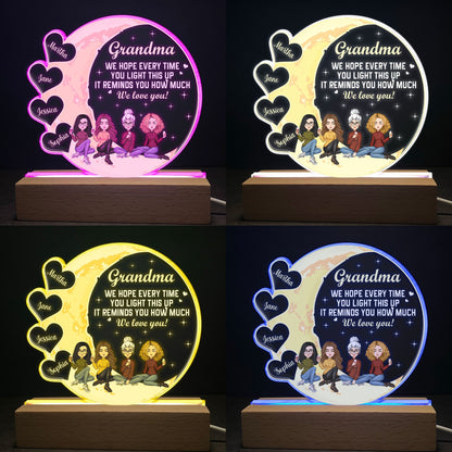Every Time You Light This Up It Reminds You How Much We Love You - Personalized LED Light
