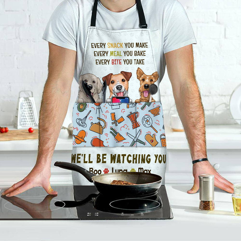 Every Snack You Make Every Meal You Bake - Personalized Apron With Pocket