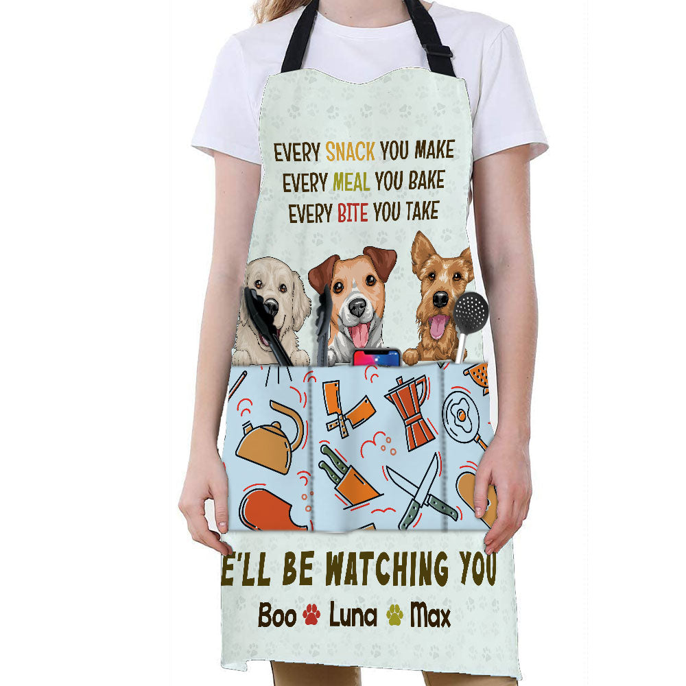 Every Snack You Make Every Meal You Bake - Personalized Apron With Pocket