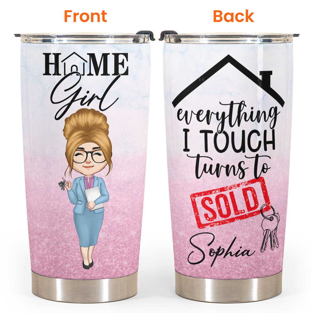 16 oz Travel Coffee Mug Everything I Touch Turns To Sold Sales