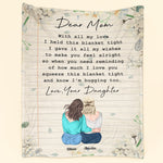 Dear Mom - Personalized Mom Blanket