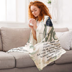 Think Of This As A Hug From Mom To You - Personalized Blanket - Memorial, Mother's Day Gift For Family Members