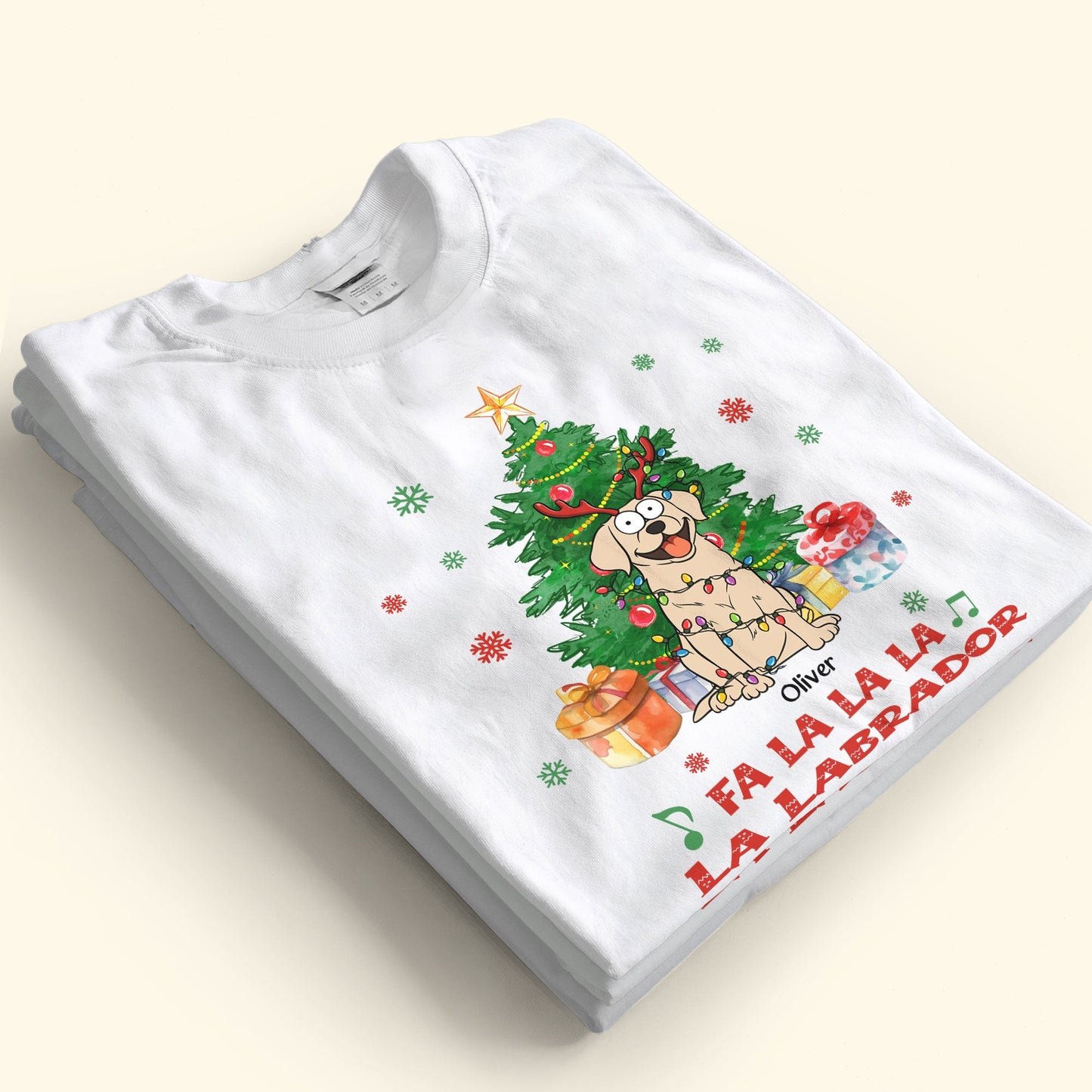 Fa La La La La Labrador - Personalized Shirt