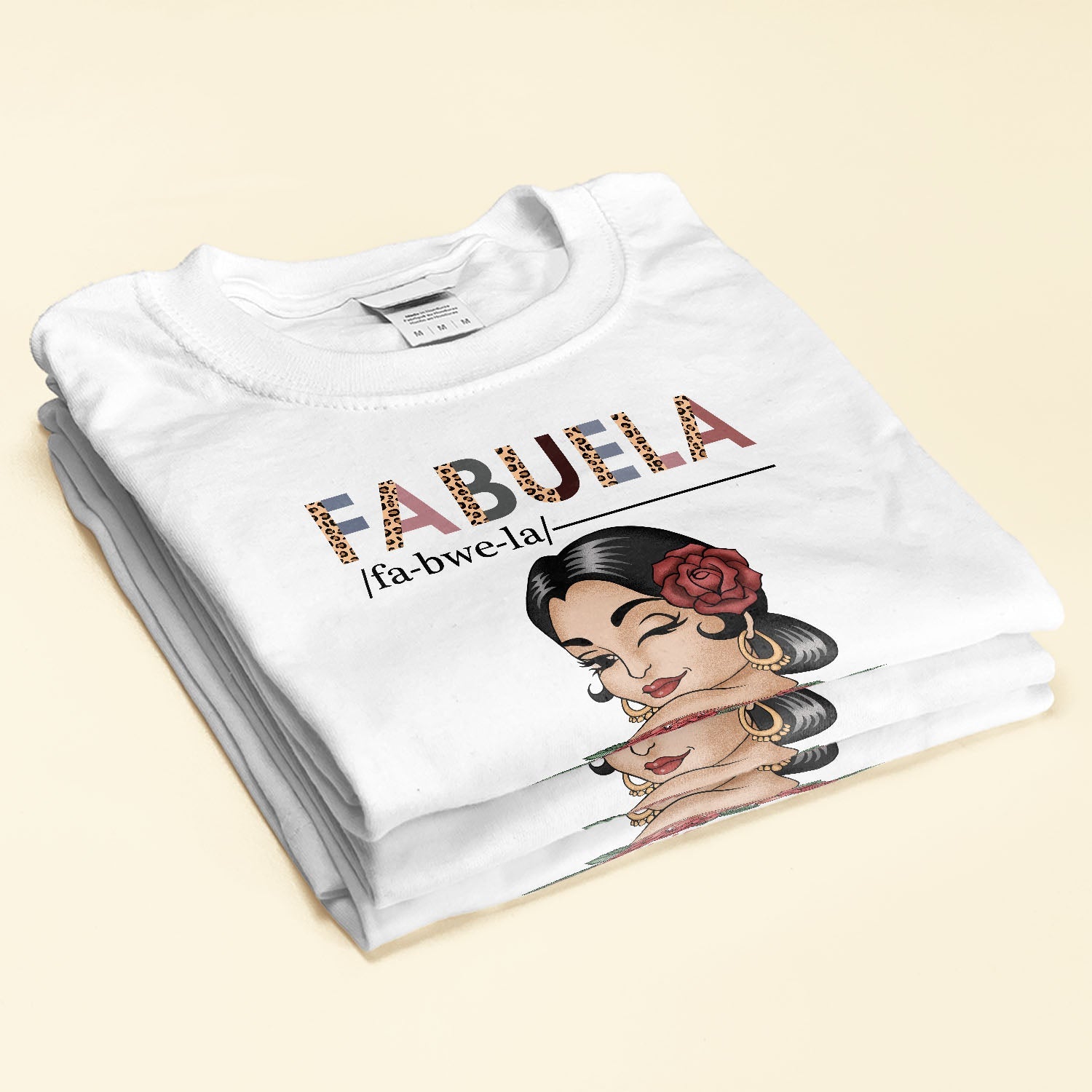 Fabuela Definition - Personalized Shirt - Hispanic Heritage Month Gift For Abuela