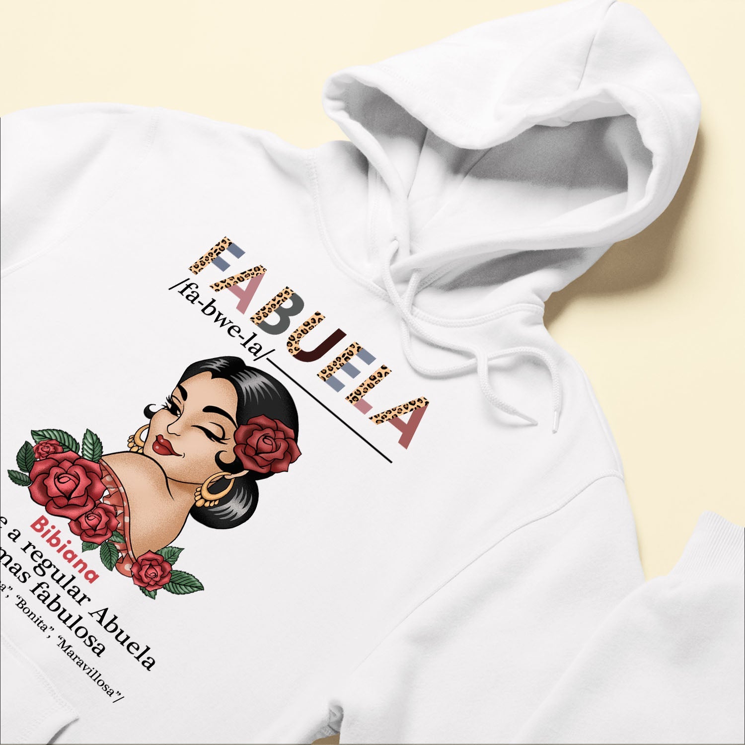 Fabuela Definition - Personalized Shirt - Hispanic Heritage Month Gift For Abuela
