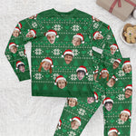 Face Family Ugly Pajamas - Personalized Photo Pajama Set
