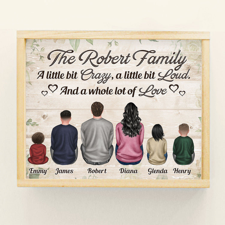Family - A Whole Lot Of Love - Personalized Poster - Birthday Gift For Family Members