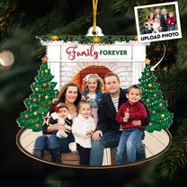 Family Forever - Personalized Acrylic Photo Ornament