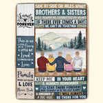 Family Forever - Personalized Blanket - Christmas, New Year Gift For Sisters, Brothers, Sibling