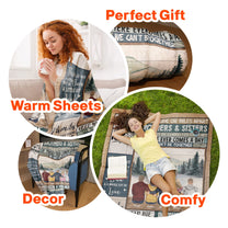 Family Forever - Personalized Blanket - Christmas, New Year Gift For Sisters, Brothers, Sibling