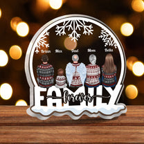 Family Forever - Personalized Custom Shaped Acrylic Plaque