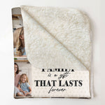 Family Is A Gift - Personalized Photo Blanket