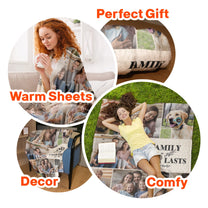 Family Is A Gift - Personalized Photo Blanket