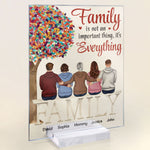 Family Is Not An Important Thing, It's Everything - Personalized Acrylic Plaque