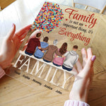 Family Is Not An Important Thing, It's Everything - Personalized Acrylic Plaque