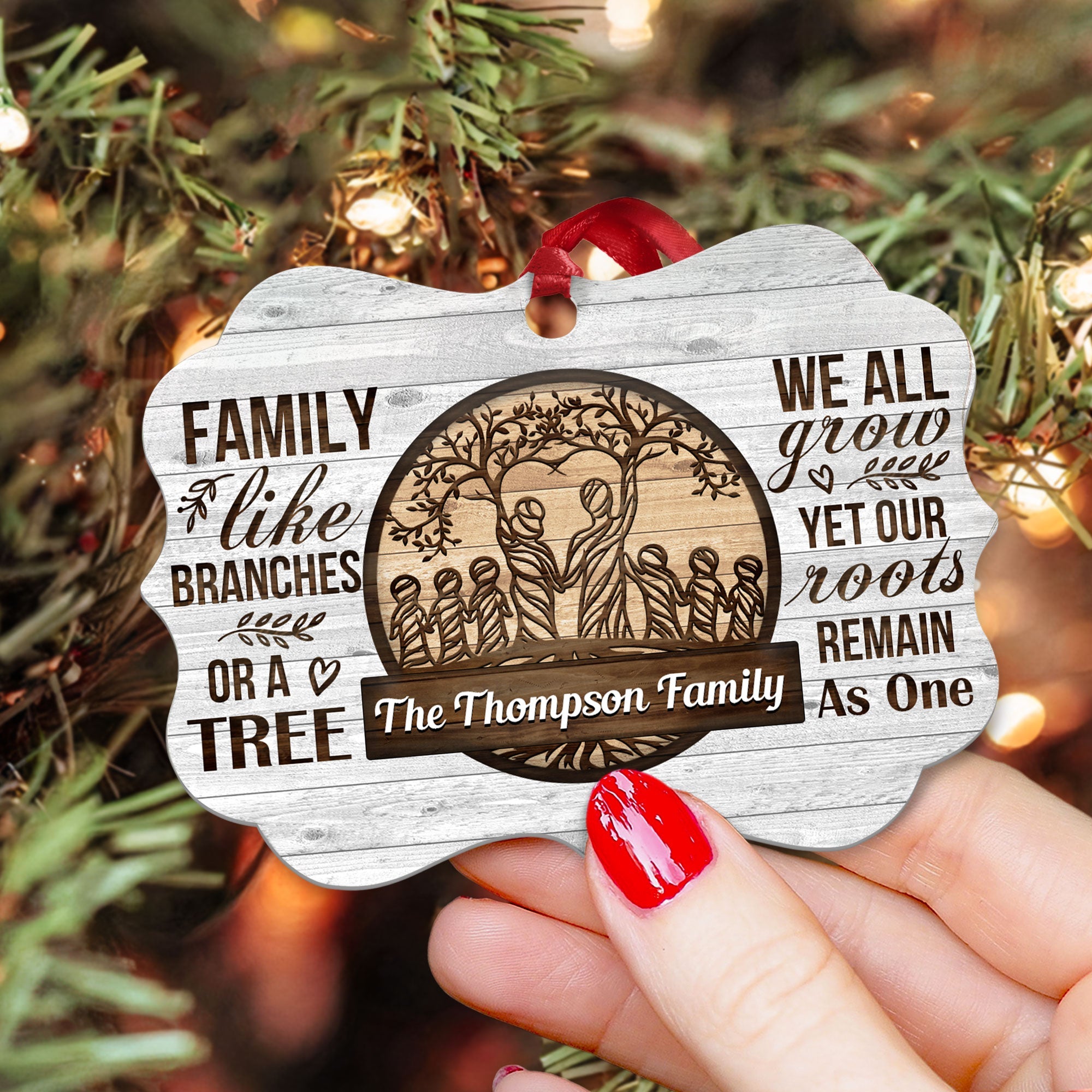 Personalized wooden best sale ornaments