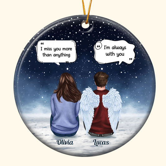 Family Memorial - Personalized Ceramic Ornament