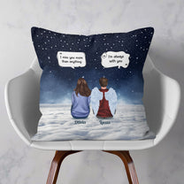 Family Memorial - Personalized Pillow - Memorial, Loving Gift For Family Members, Dad, Mom, Sisters, Brothers
