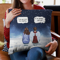 Family Memorial - Personalized Pillow - Memorial, Loving Gift For Family Members, Dad, Mom, Sisters, Brothers