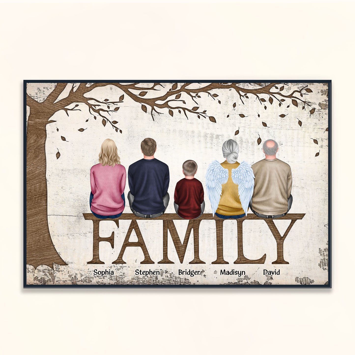 Family - New Version - Personalized Poster/Wrapped Canvas