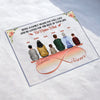 Family Where Love Never Ends - Personalized Acrylic Plaque