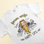 Farm Wife, Happy Life - Personalized Shirt - Birthday Gift For Farmer, Farm Lady