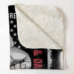 Father And Daughter Unbreakable Bond - Personalized Blanket - Birthday Gift For Father, Dad - Gift From Son, Daughter, Wife