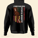 Father & Daughter #Unbreakablebond 2- Personalized Back Printed Shirt