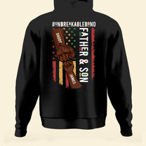 Father & Son #Unbreakablebond - Personalized Back Printed Shirt