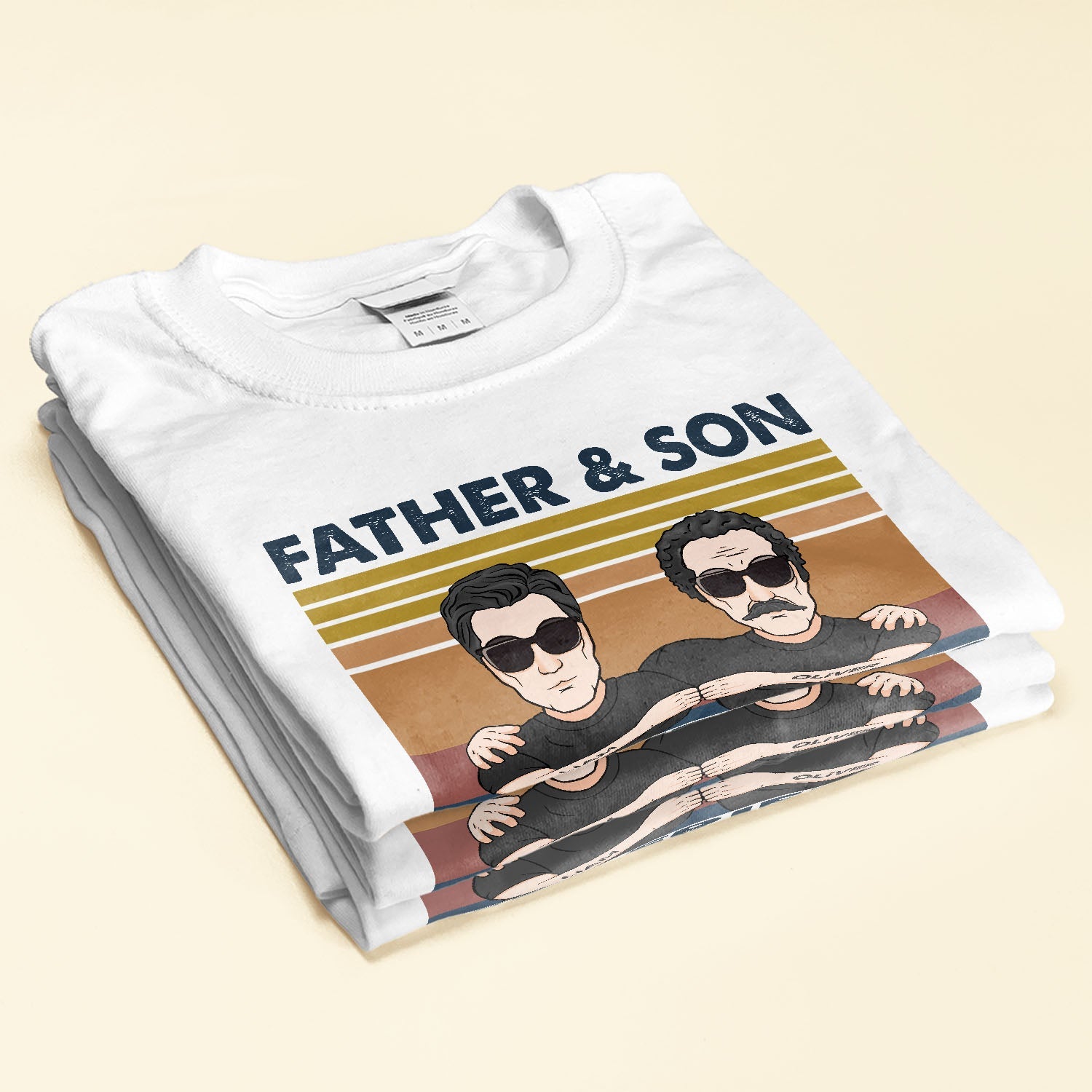 Father And Son Best Friends For Life - Personalized Shirt - Birthday Gift For Dad