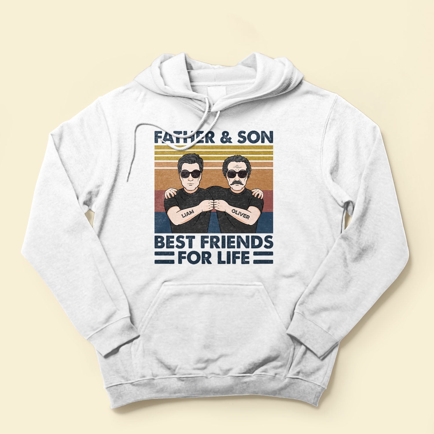 Father And Son Best Friends For Life - Personalized Shirt - Birthday Gift For Dad