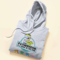 Fatherhood Is A Walk In The Park - Personalized Shirt - Father's Day, Birthday, Funny Gift For Dad, Father, Husband, Grandpa - Gift From Wife, Son, Daughter, Grandson, Granddaughter