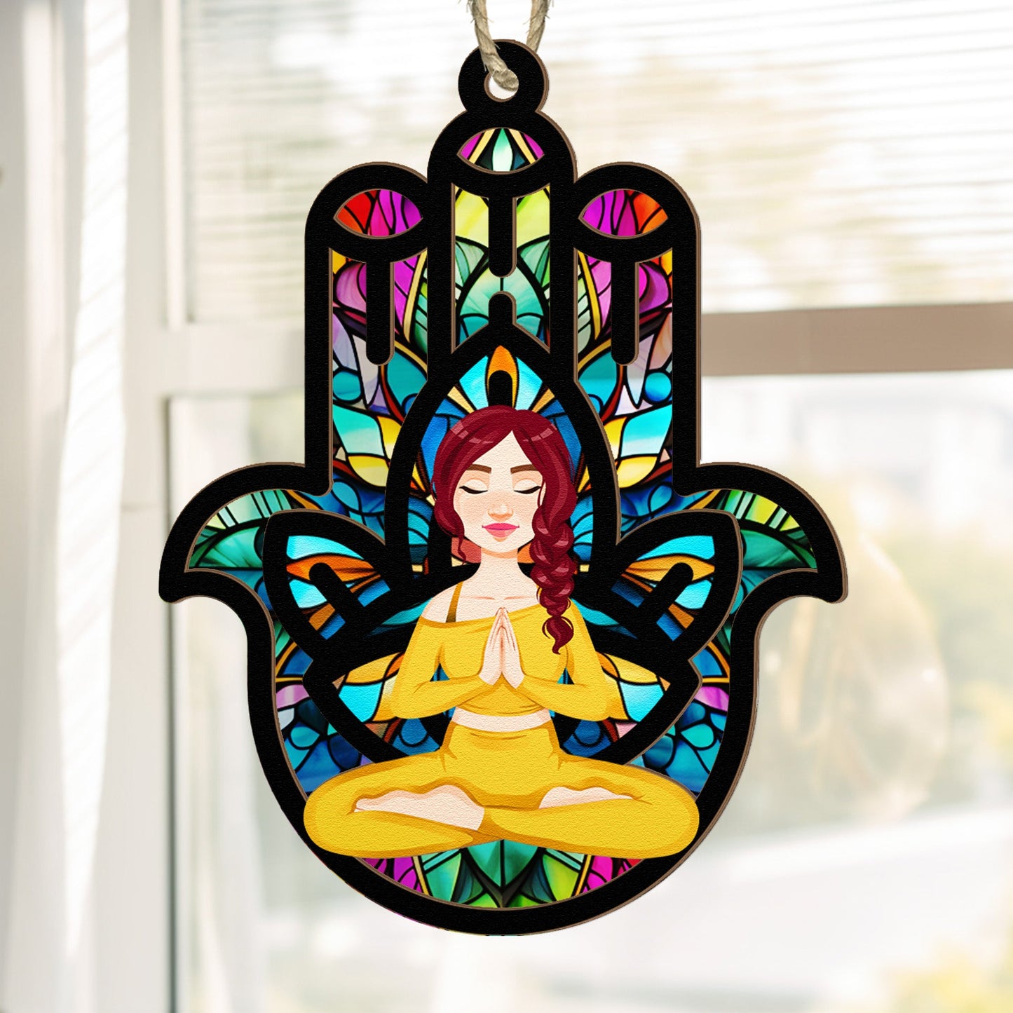 Fatima Chakra - Personalized Suncatcher Ornament