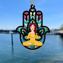 Fatima Chakra - Personalized Suncatcher Ornament