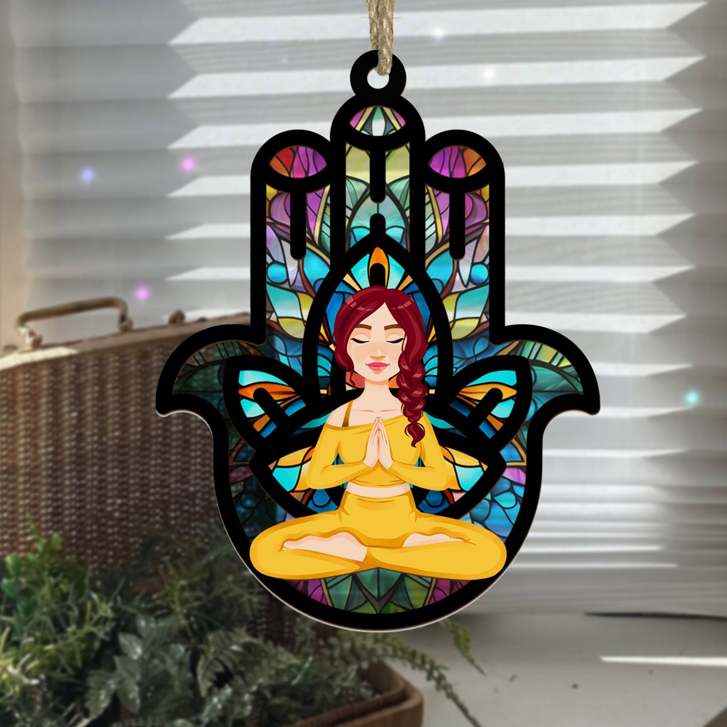 Fatima Chakra - Personalized Suncatcher Ornament