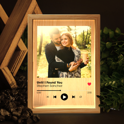 Favorite Song Title - Personalized Photo Frame Light Box