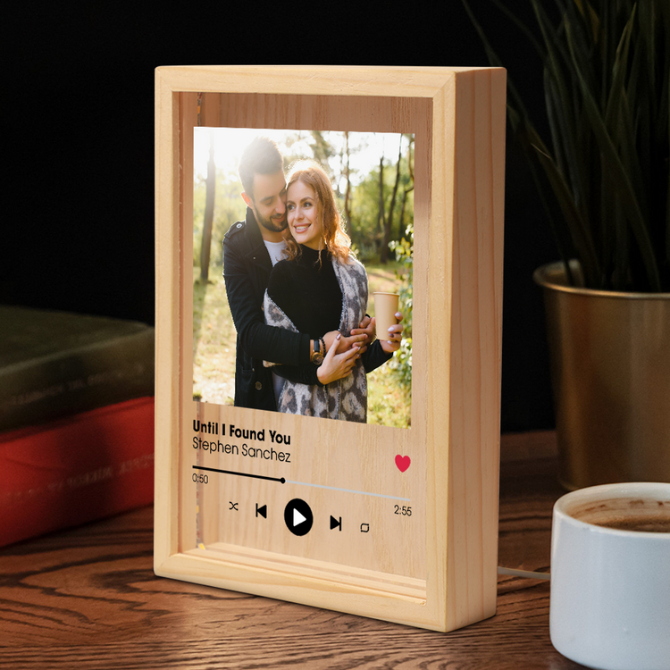 Favorite Song Title - Personalized Photo Frame Light Box