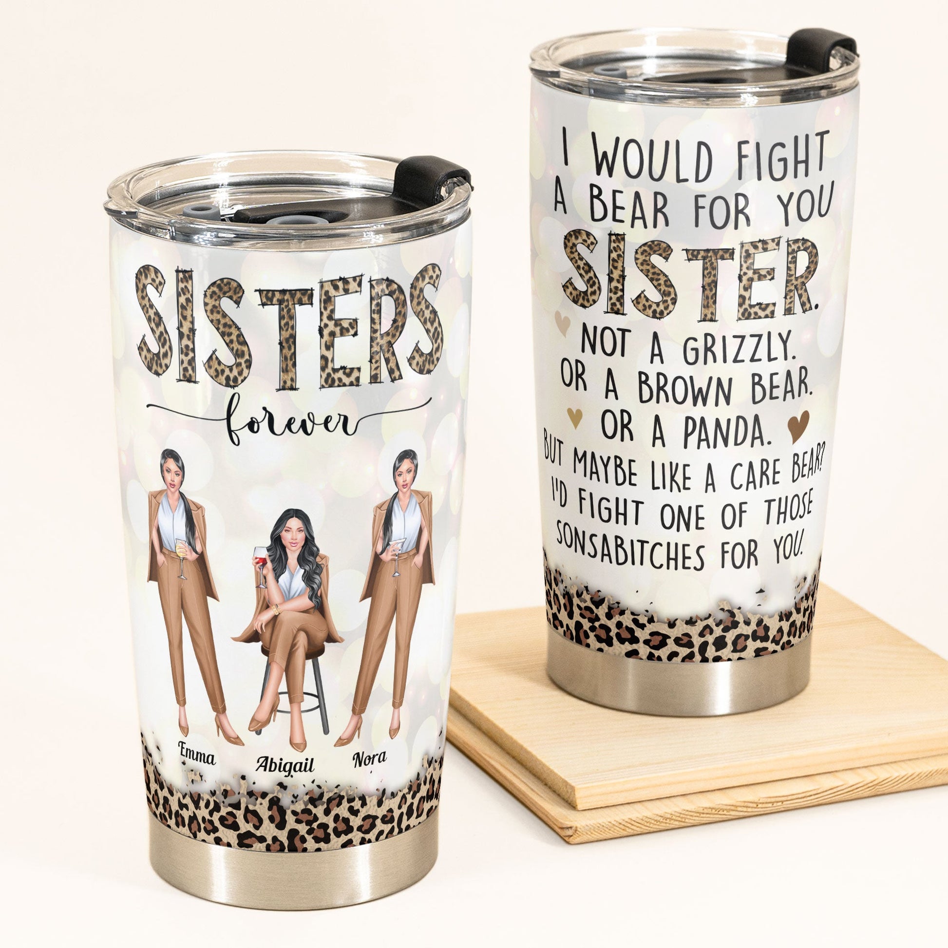 You Are The Sister I Got To Choose - Personalized Tumbler Cup - Birthd –  Macorner