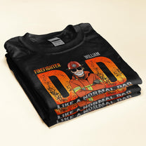 Firefighter Dad - Personalized Shirt