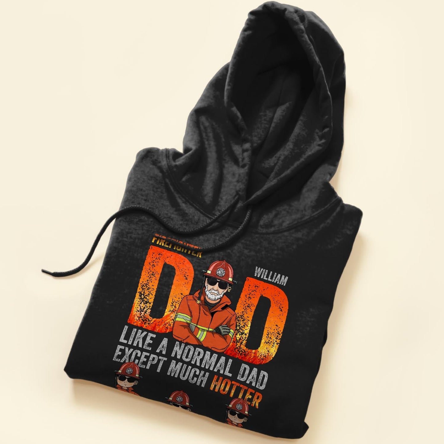 Firefighter Dad - Personalized Shirt