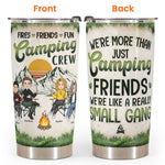 Fires Friends Fun Camping Crew - Personalized Tumbler Cup