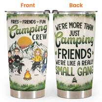 Fires Friends Fun Camping Crew - Personalized Tumbler Cup