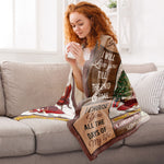 First Christmas As Mr & Mrs - Personalized Blanket