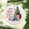 First Christmas - Personalized Ornament - Christmas Gift For Newlywed