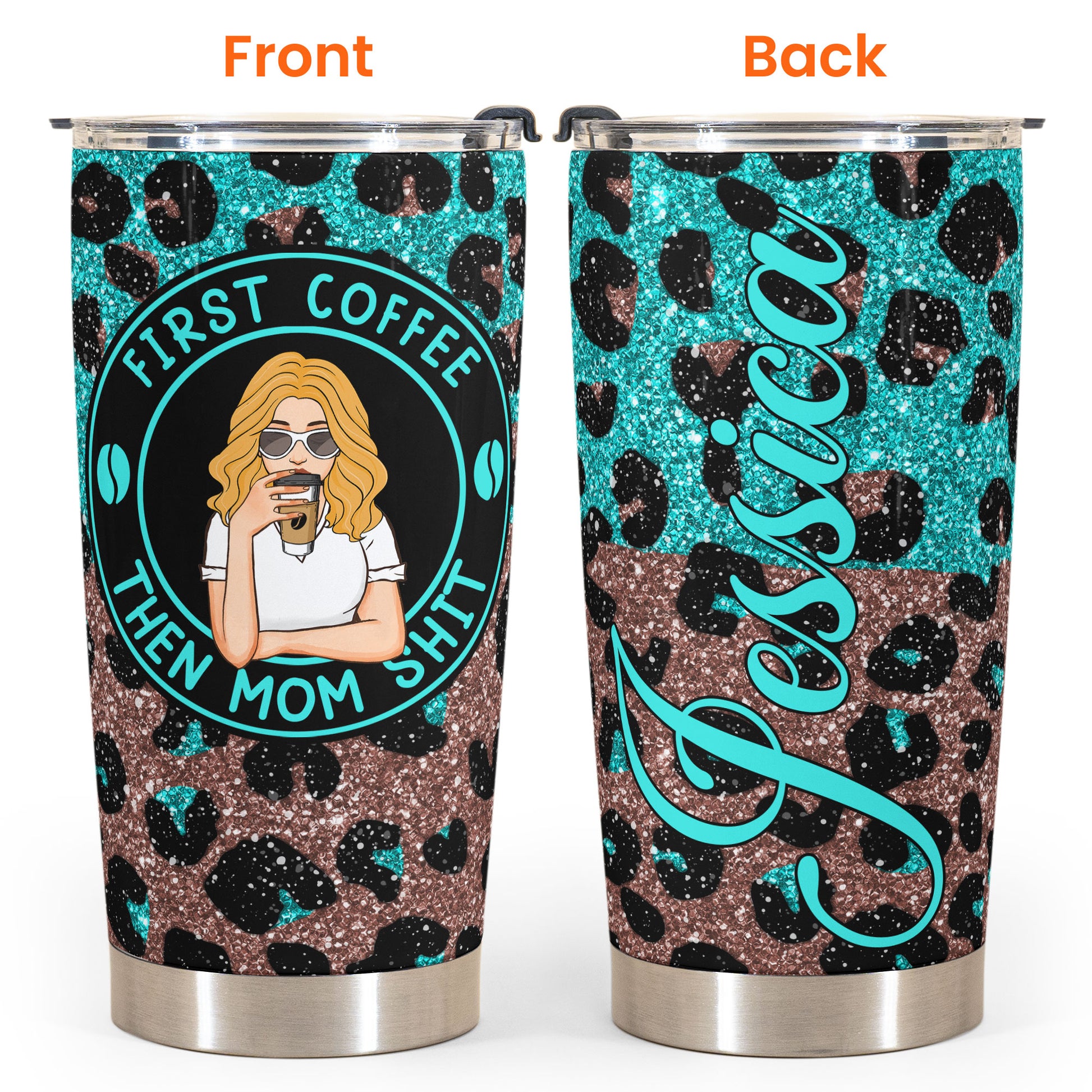 First Coffee Them Mom Sh!t - Personalized Tumbler Cup - Mother's Day, –  Macorner