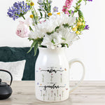First Mom Now Grandma - Personalized Ceramic Flower Vase