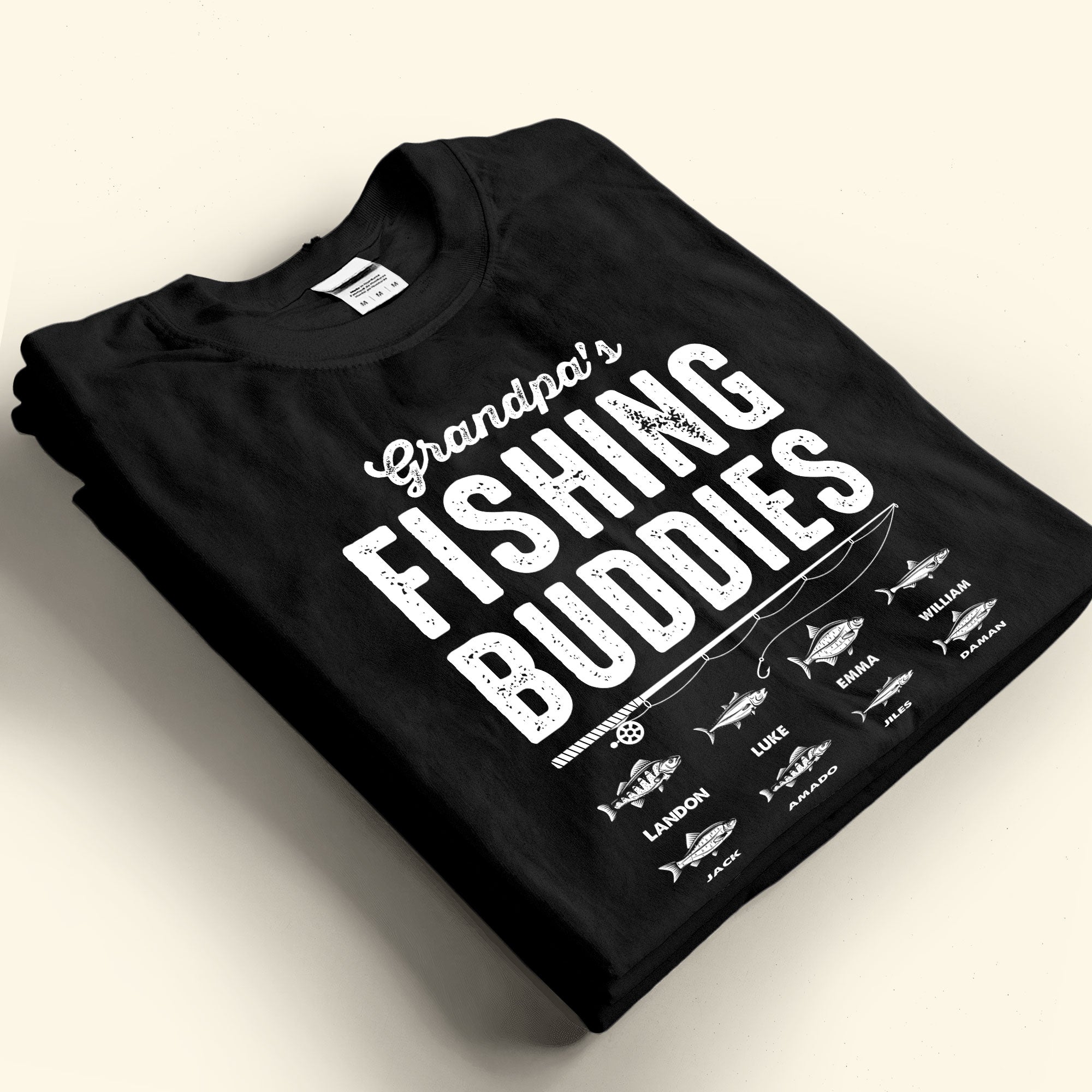 Fishing Buddies Gift For Grandpa Dad Father's Day Birthday Gift - Personalized Shirt