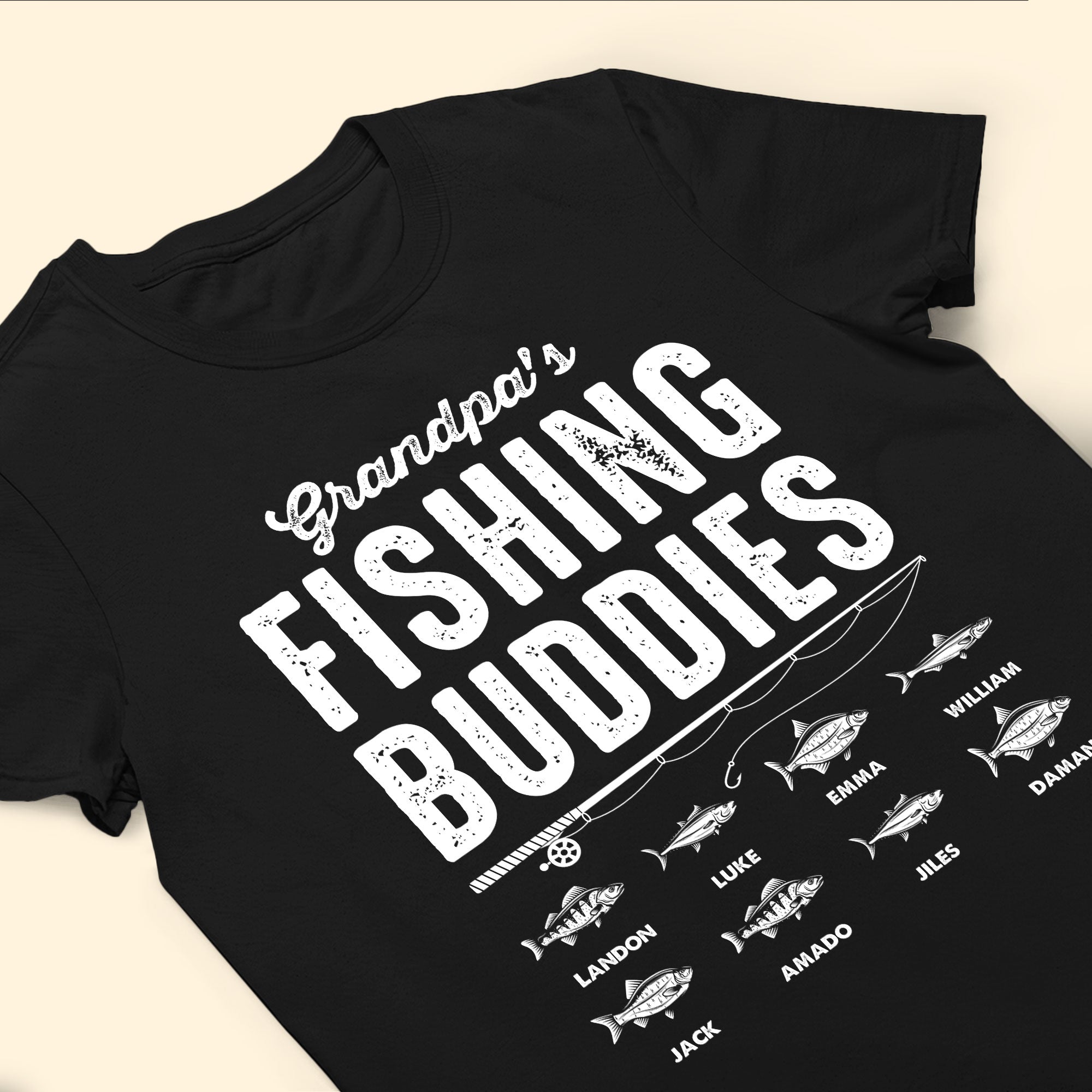 Fishing Buddies Gift For Grandpa Dad Father's Day Birthday Gift - Personalized Shirt