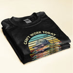 Fishing Can't Work Today My Arm Is In A Cast - Personalized Shirt