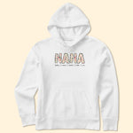 Floral Nana Custom Kids' Names - Personalized Shirt